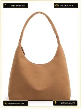 Faux Suede Small Hobo Bag Y2K Purse Boho Shoulder Bag